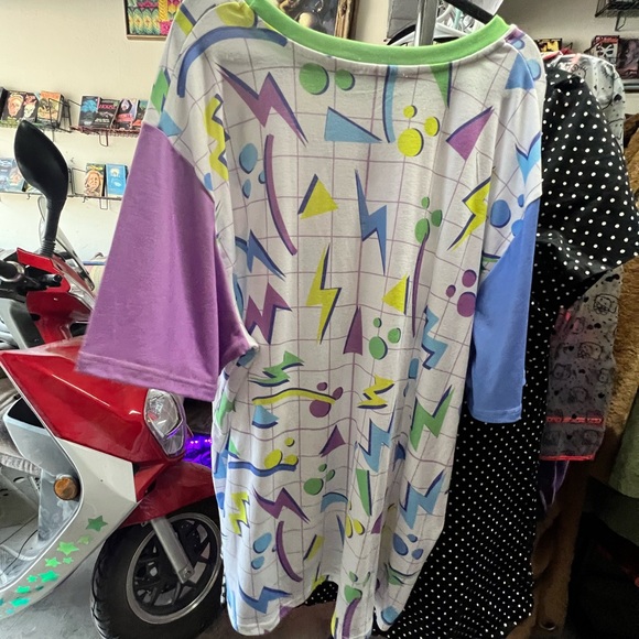 80s Memphis style tee shirt by Good Fortune 5x WMS - Picture 2 of 3